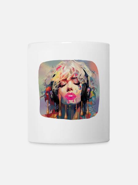 Pop Art & Music - Mug - white