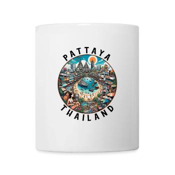 Pattaya Thailand travel design - Mug - white - Front
