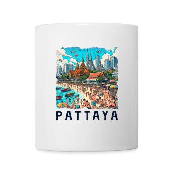 Pattaya Thailand beach design - Mug - white - Front