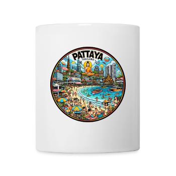 Pattaya City Thailand Design - Mug - white - Front