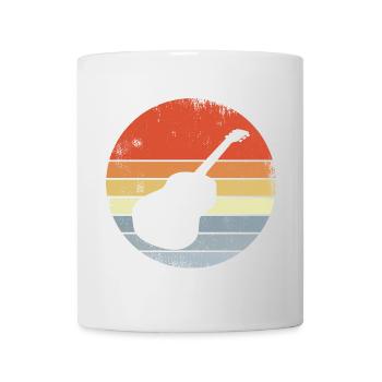 Guitar Drawing Vintage Look - Mug - white - Front