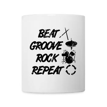Percussion Techniques - Mug blanc - blanc - Devant