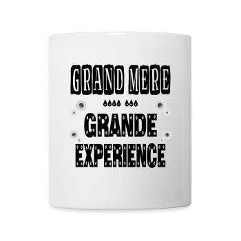Grand Mère Avec Une Grande Expérience Mamie - Mug blanc - blanc - Devant
