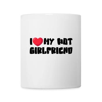 I Love My Hot Girlfriend - Mug - white - Front