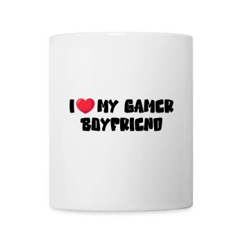 I Love My Gamer Boyfriend - Tasse - Weiß - Vorne