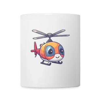 Smiling helicopter - Mug - white - Front