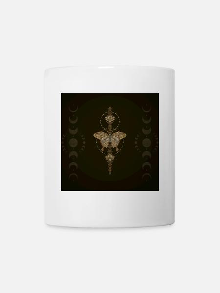 Die Eleganz des Schmetterlings. - Tasse - Weiß