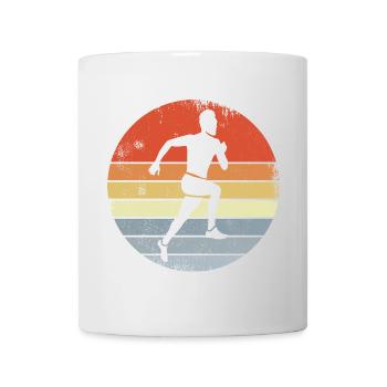 Vintage Runner Drawing - Mug - white - Front