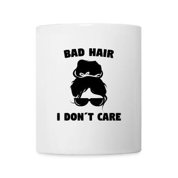 I don't care cool saying attitude indifferent - Mug - white - Front