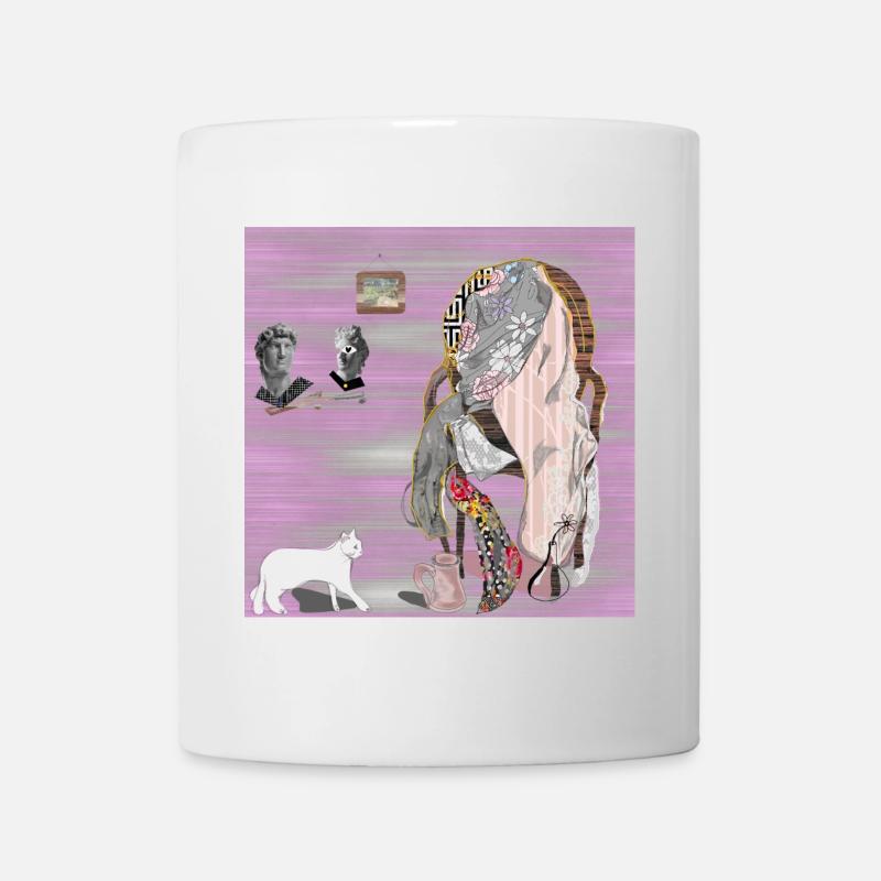 Chaise de Reflections Glitched - Mug blanc - blanc