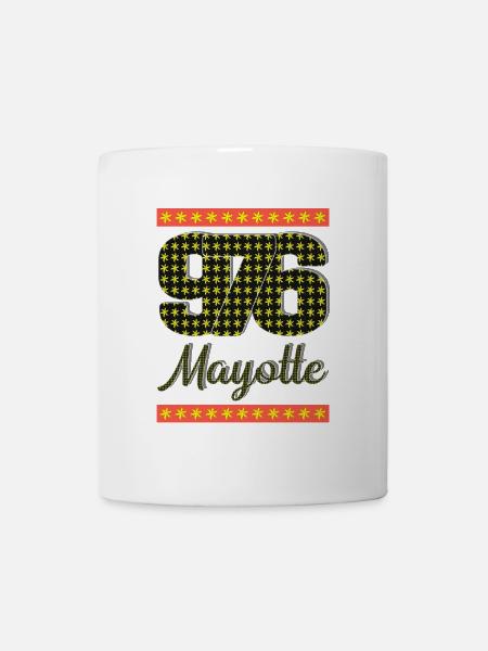 T SHIRT 976 MAYOTTE_MAHORAIS_MAHORAISE - Mug blanc - blanc