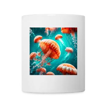 Jellyfish - Mug - white - Front