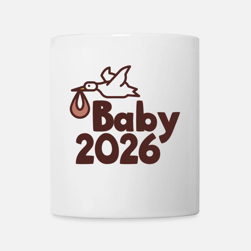 Storch Baby 2026 - Tasse - Weiß
