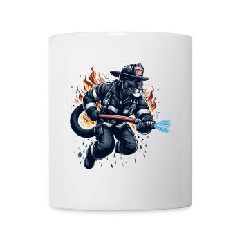 Fire Brigade Panther Jaguar Gift - Mug - white - Front