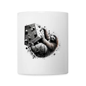 Bouldering Sloth Gift - Mug - white - Front
