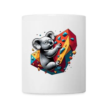 Bouldern Koala Geschenk - Tasse - Weiß - Vorne