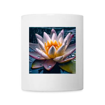 Seerose - Tasse - Weiß - Vorne