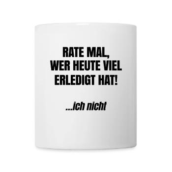 I don't care Funny Statement Attitude - Mug - white - Front