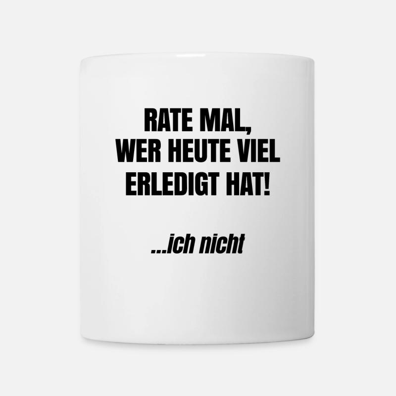 Ist Mir Egal Witzig Statement Haltung - Tasse - Weiß