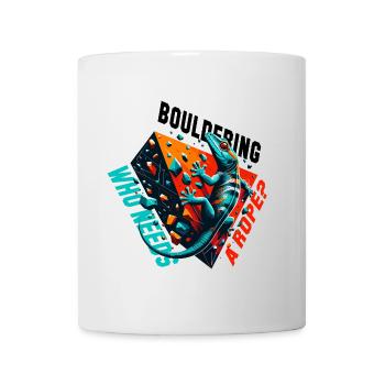 Bouldering Gecko Rope? Gift - Mug - white - Front