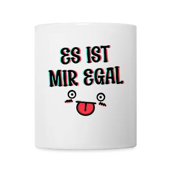 I don't care about chill statement attitude indifferent - Mug - white - Front
