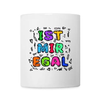 Je m’en fous, je me détends, je suis indifférent - Mug blanc - blanc - Devant
