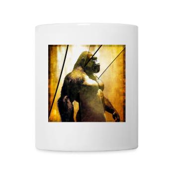 Gorilla 03 - K - Mug - white - Front