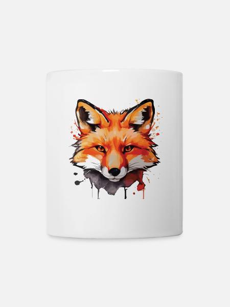 Niedlicher Fuchs - Tasse - Weiß
