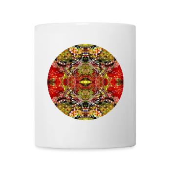Nature Mandala Paysage Sous-marin - Mug blanc - blanc - Devant