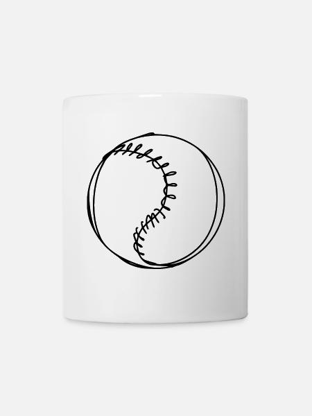 Baseball Ball - Tasse - Weiß