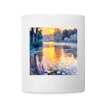 Water Lilies Impressionism - Mug - white - Front