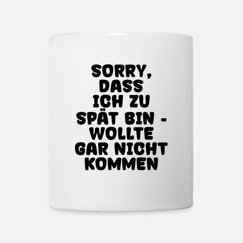 Egal Witzig Statement Ist Mir Wurscht Haltung - Tasse - Weiß