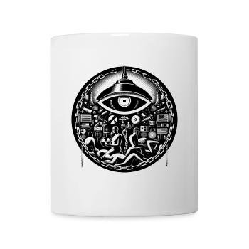 Technologie de l’œil - Mug blanc - blanc - Devant