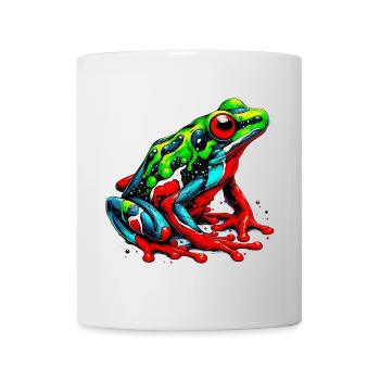 Frosch - Tasse - Weiß - Vorne