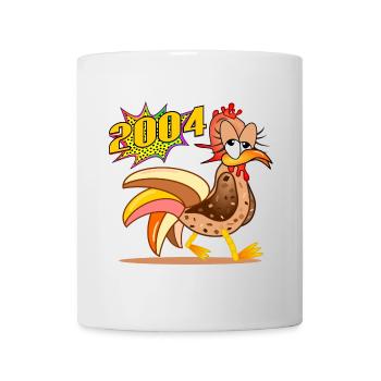 22e anniversaire 2004 Poulet - Mug blanc - blanc - Devant