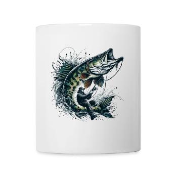 Cadeau de pêche Pike - Mug blanc - blanc - Devant