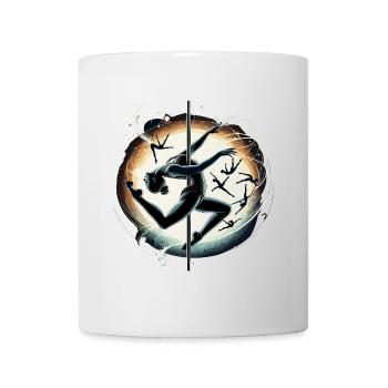 Poledance akrobatisch Frau Sport Geschenk - Tasse - Weiß - Vorne