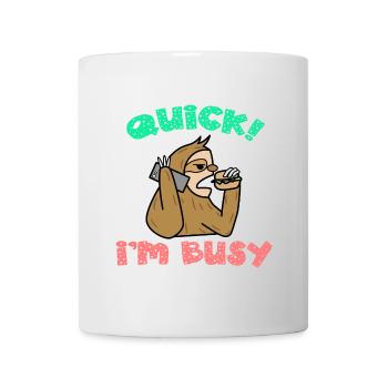 Relax Funny Statement I Don't Care Attitude - Mug - white - Front