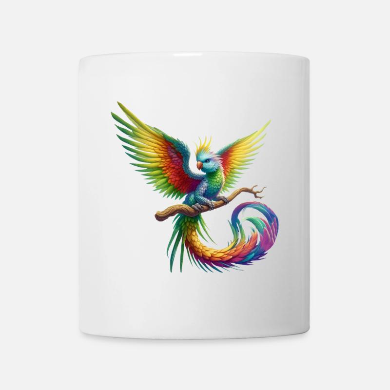 Paradiesvogel (01) - Tasse - Weiß