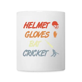 Cricket Spruch - Tasse - Weiß - Vorne