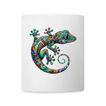 Gecko - Tasse - Weiß - Vorne