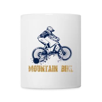 Mountain bike - Mug - white - Front