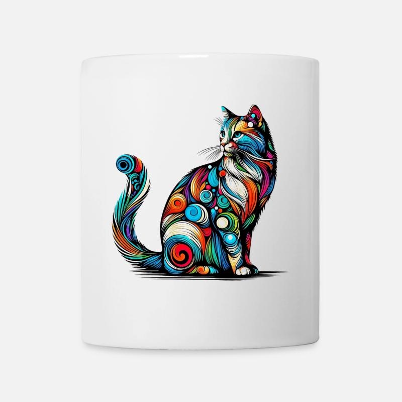 Katze - Tasse - Weiß