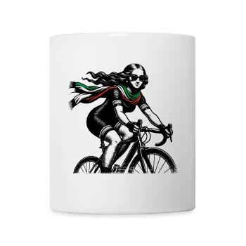 Cycling Mona Lisa - Tasse - Weiß - Vorne
