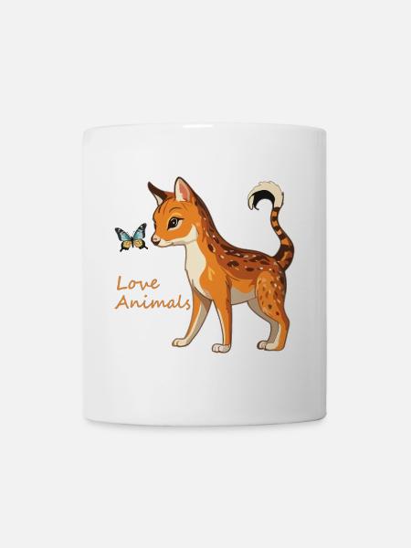 L’amour des animaux - Mug blanc - blanc