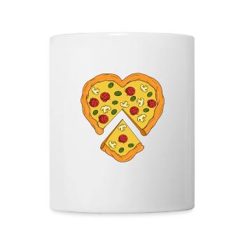 Heart Shaped Pizza - Mug - white - Front