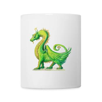 Drache Farah Zeichnung - Sonja Ariel von Staden - Tasse - Weiß - Vorne