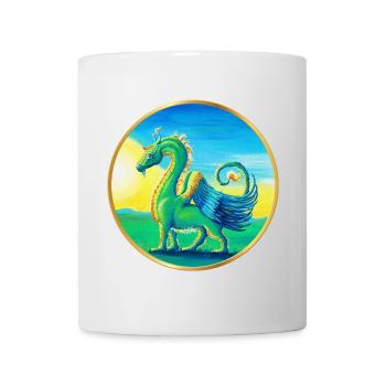 Drache Farah - Sonja Ariel von Staden - Tasse - Weiß - Vorne