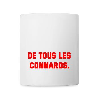 T SHIRT HUMOUR PLUS SYMPA DE TOUS LES CONNARDS  - Mug blanc - blanc - Devant