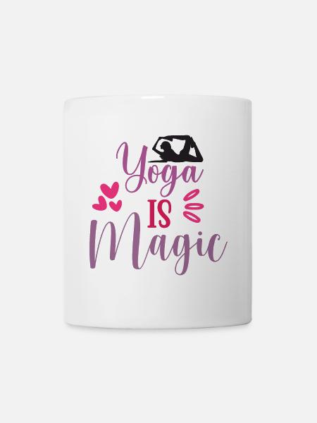Yoga ist Magie - Tasse - Weiß